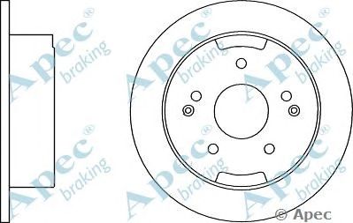 APEC BRAKING dsk2995 -  Тормозной диск